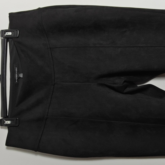 ANDREW MARC High Rise Faux Suede Ankle Pant Leggings Size Large - Picture 4 of 16